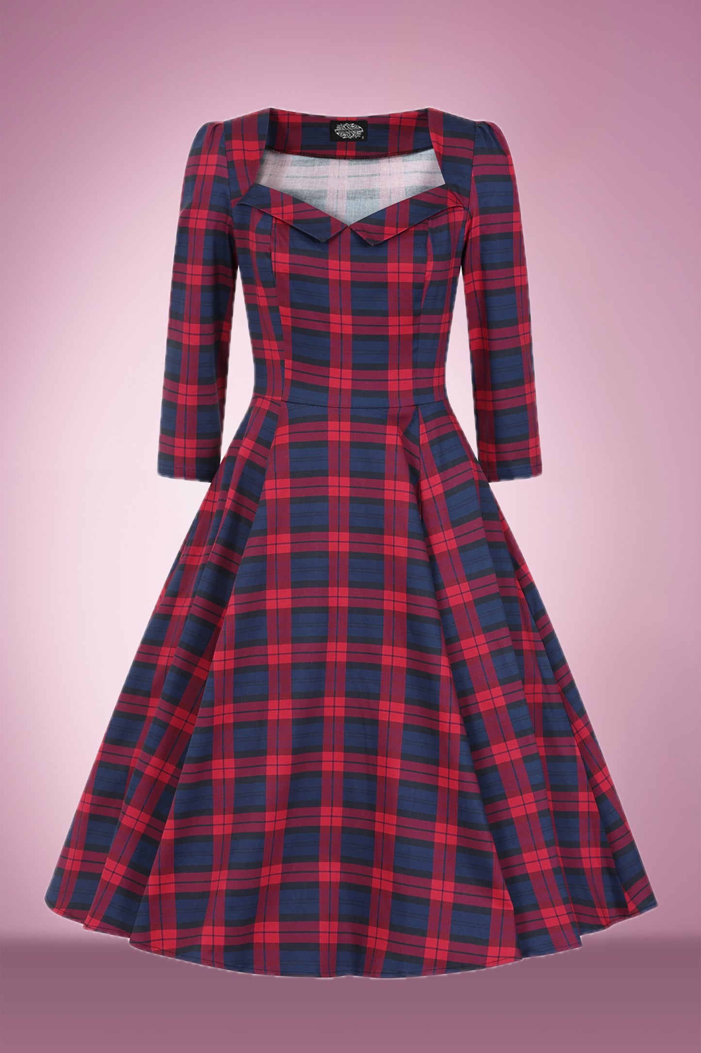 Trudy Tartan Teaser Swing Dress