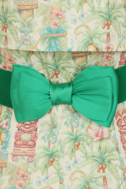 Tiki Waterfall Wiggle Dress
