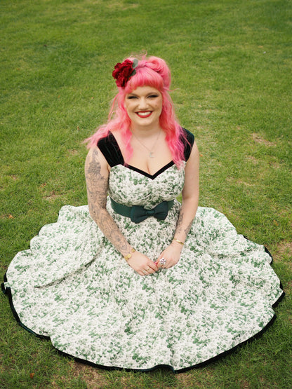 Enchanted Evergreen Swing Dress