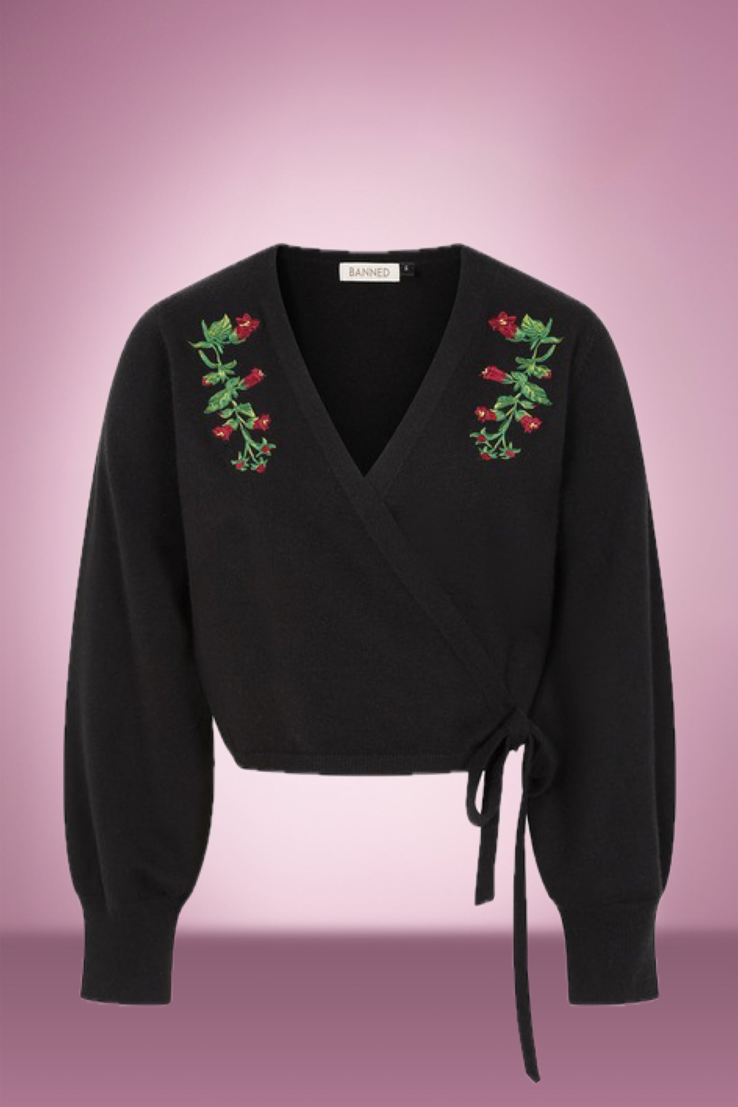 Love Grows Wrap Knit Cardi