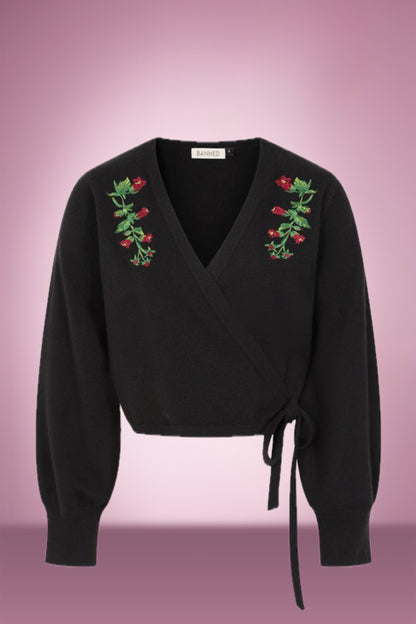 Love Grows Wrap Knit Cardi