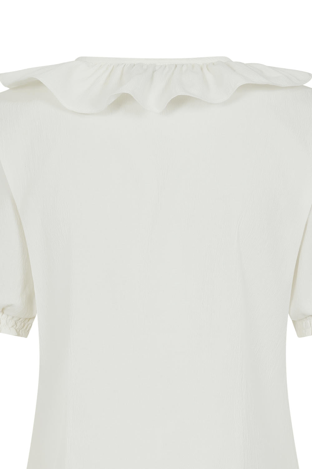 Veronica Frill Blouse in White