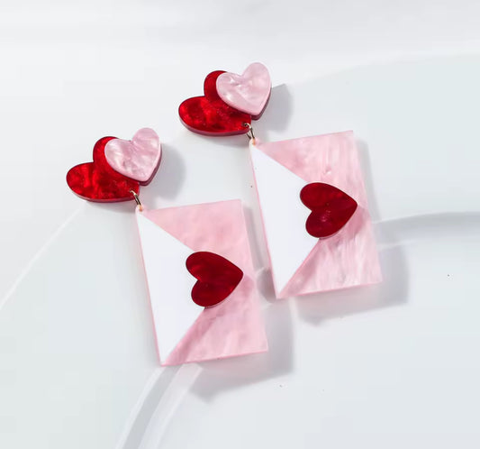 Letters of Love Earrings
