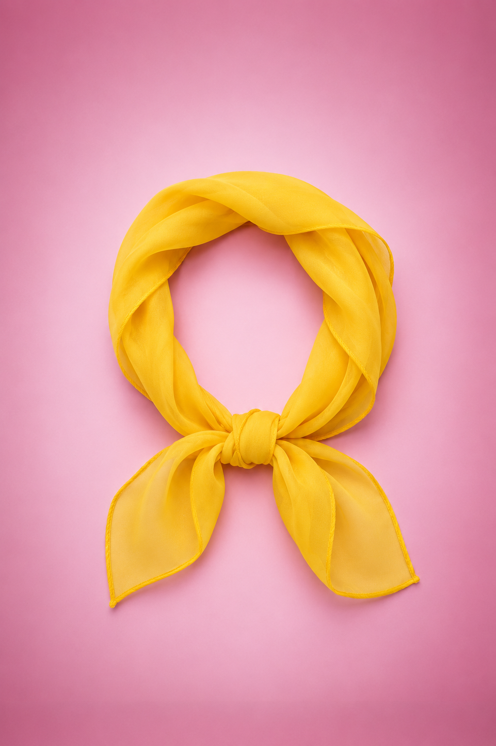 Haifa Head and Neck Scarf in Yellow