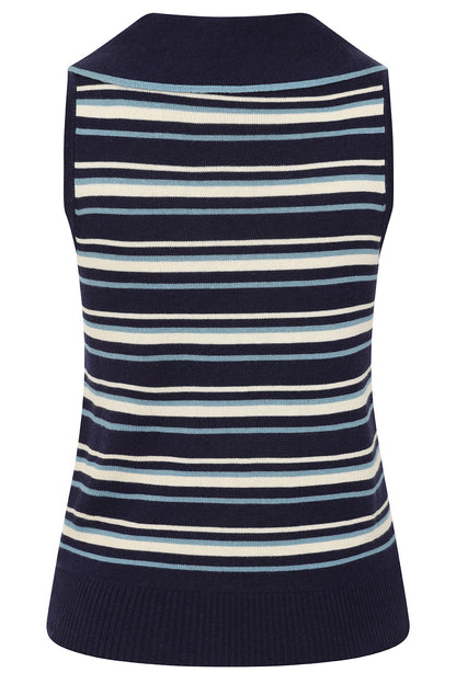 Nora Striped Knit Top
