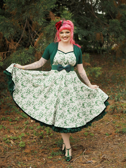 Enchanted Evergreen Swing Dress