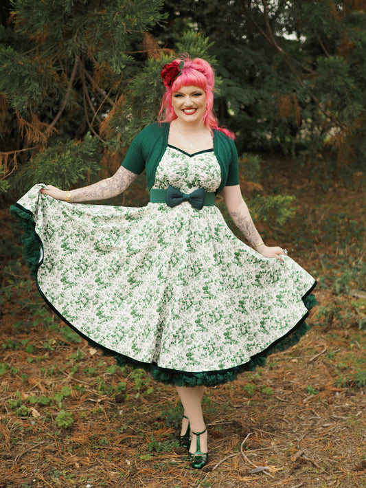 Enchanted Evergreen Swing Dress