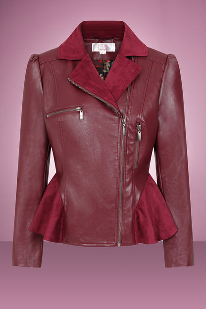 Rizzo Jacket in burgundy