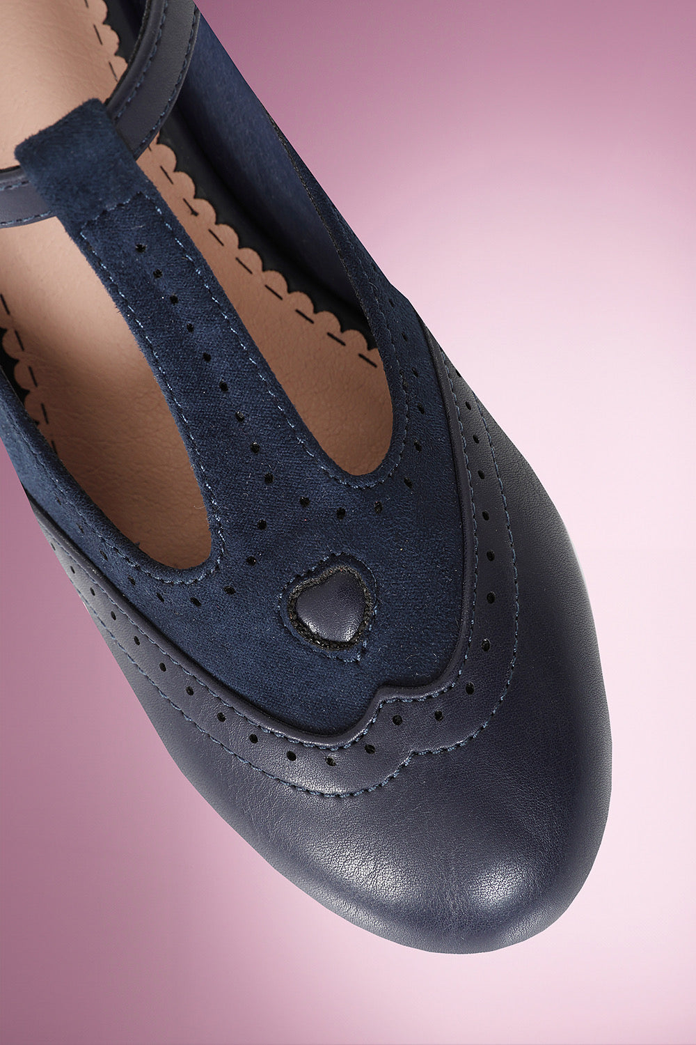 Betty Brogues Navy