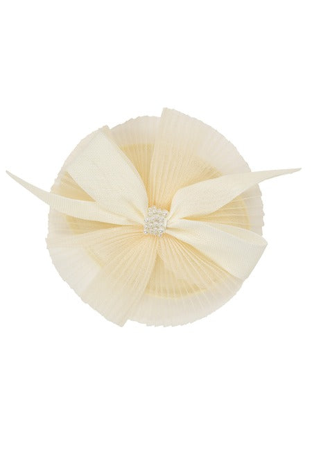 Eliza Fascinator - Ivory