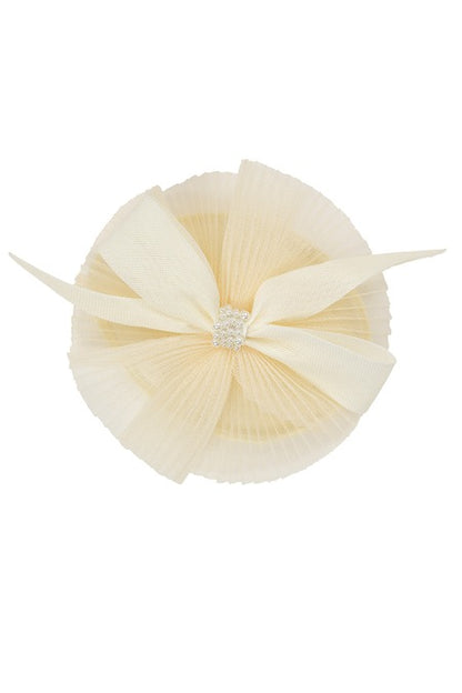 Eliza Fascinator - Ivory