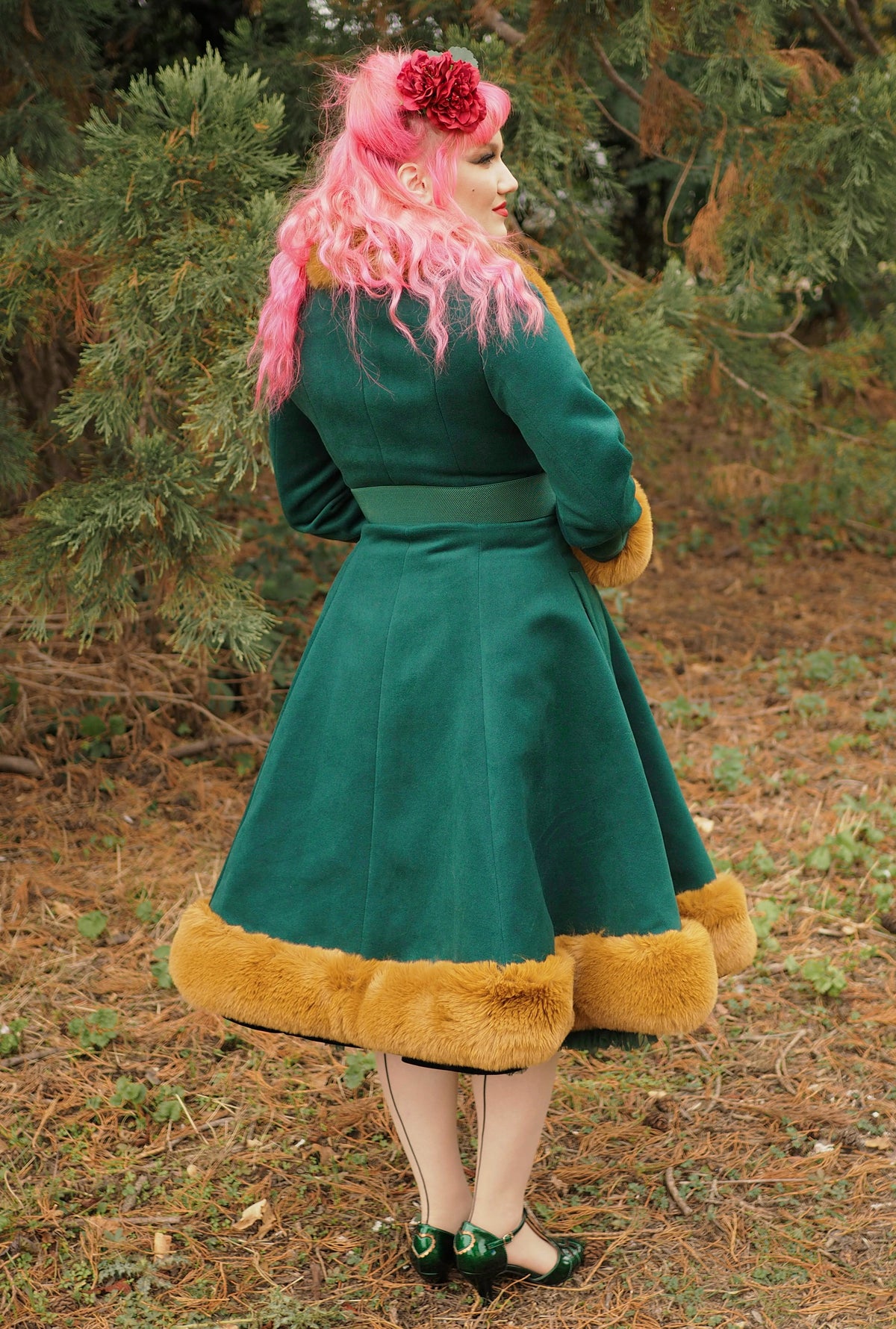 Whispering Woods Swing Coat