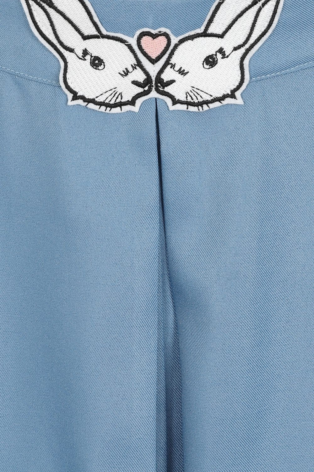 Blue Hoppy Bunny Skirt