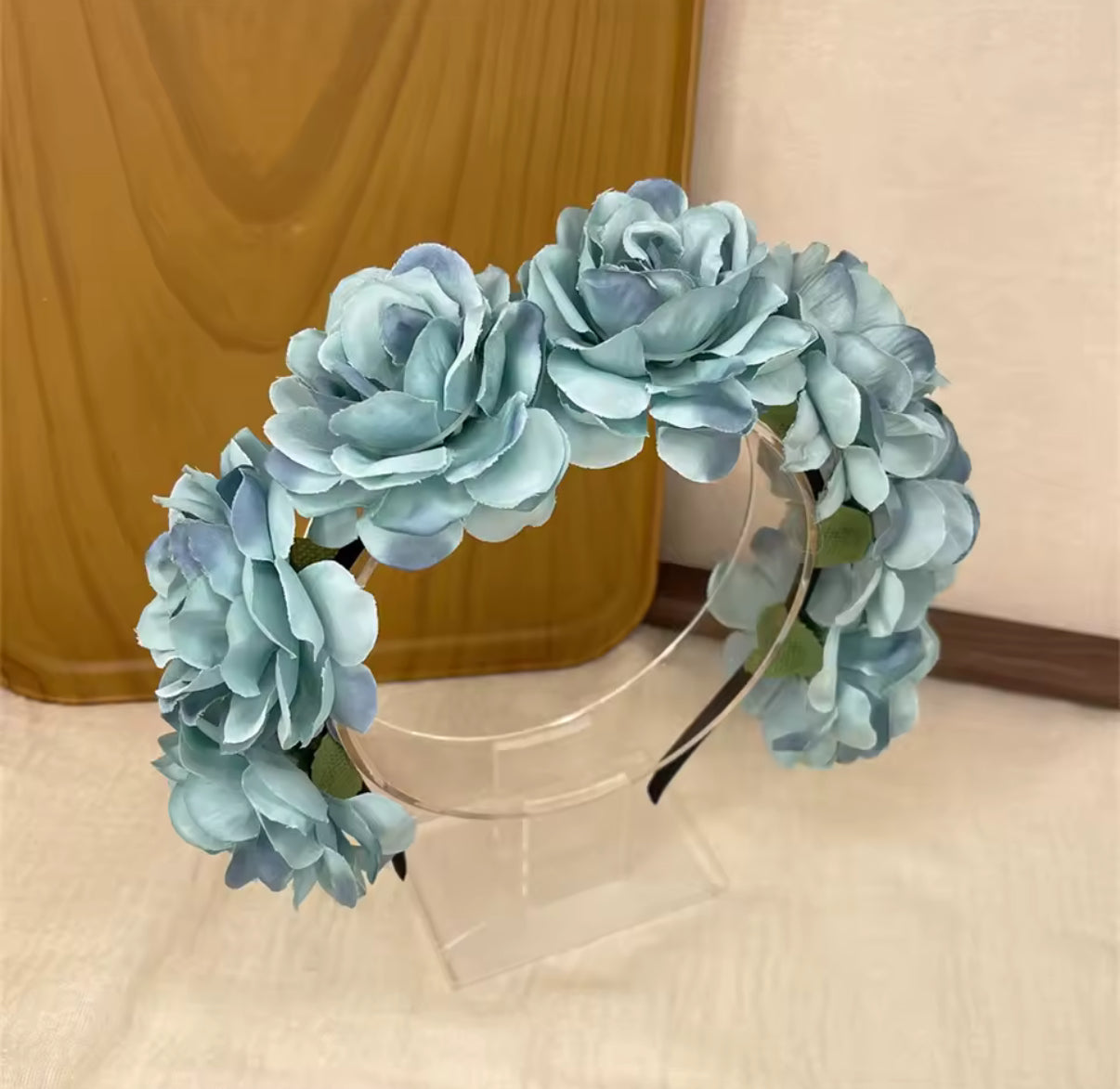 Flower Crown Baby Blue Rose