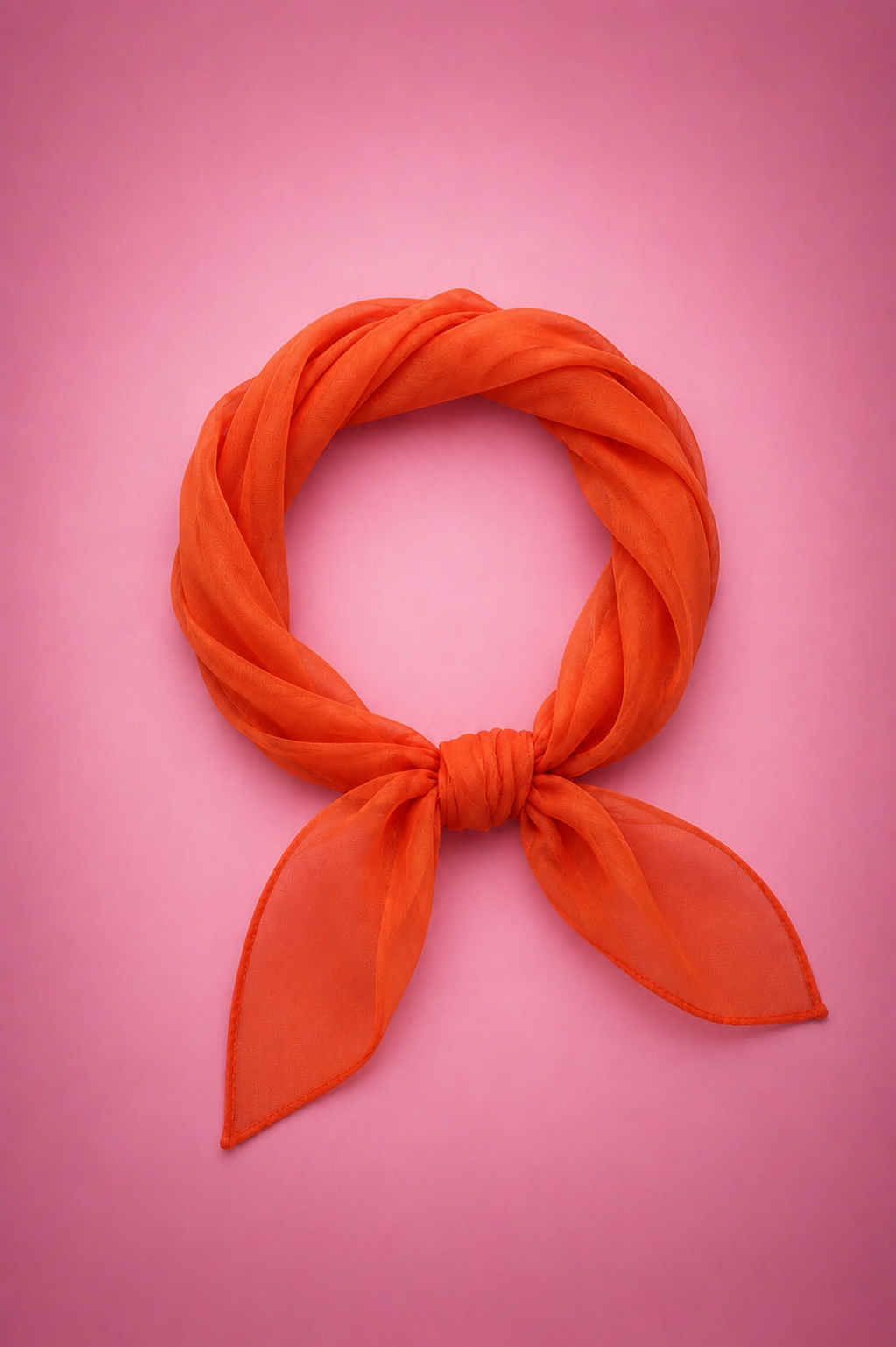 Haifa Head and Neck Scarf in Orange