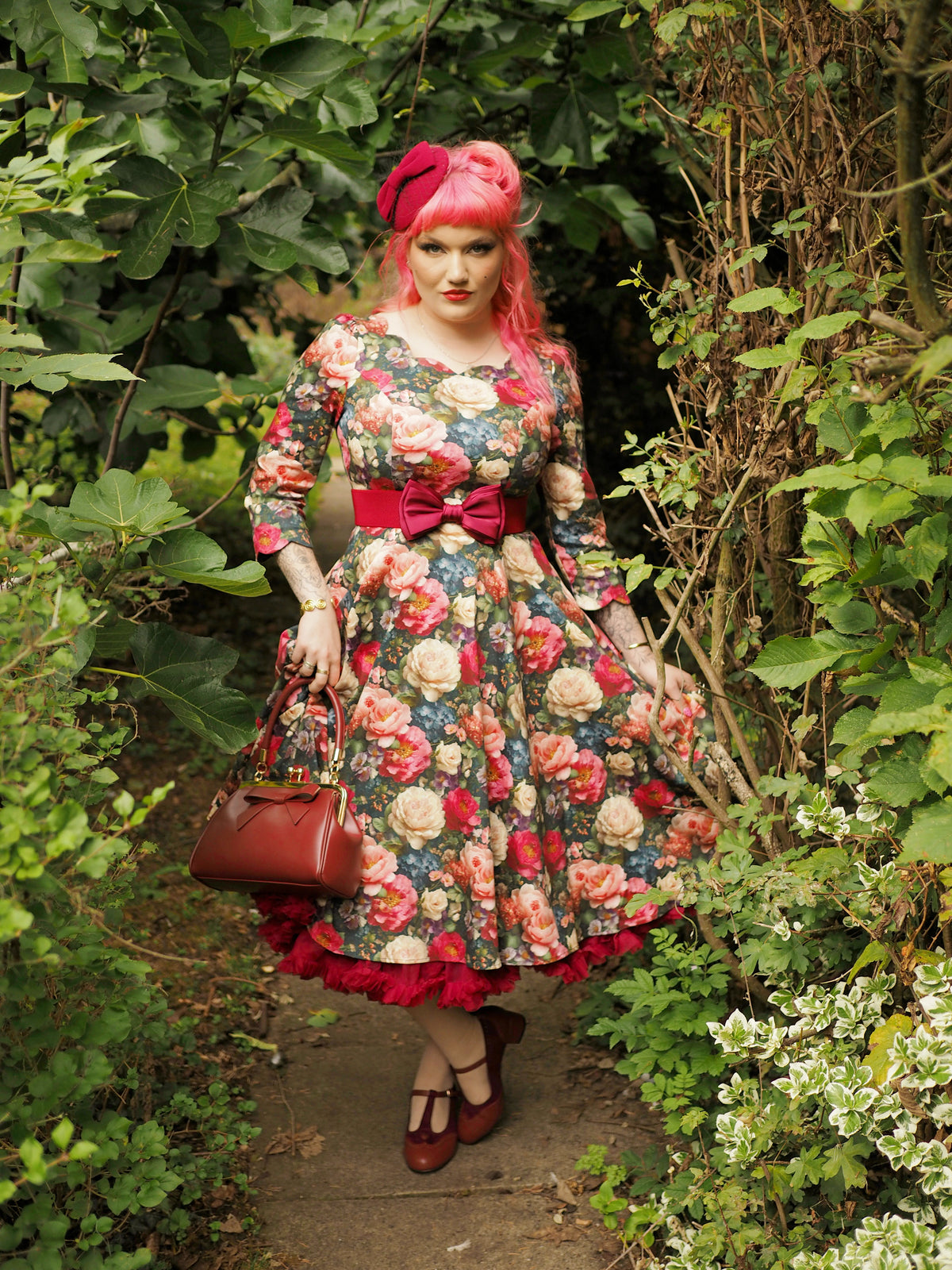 Rosewood Romance Swing Dress