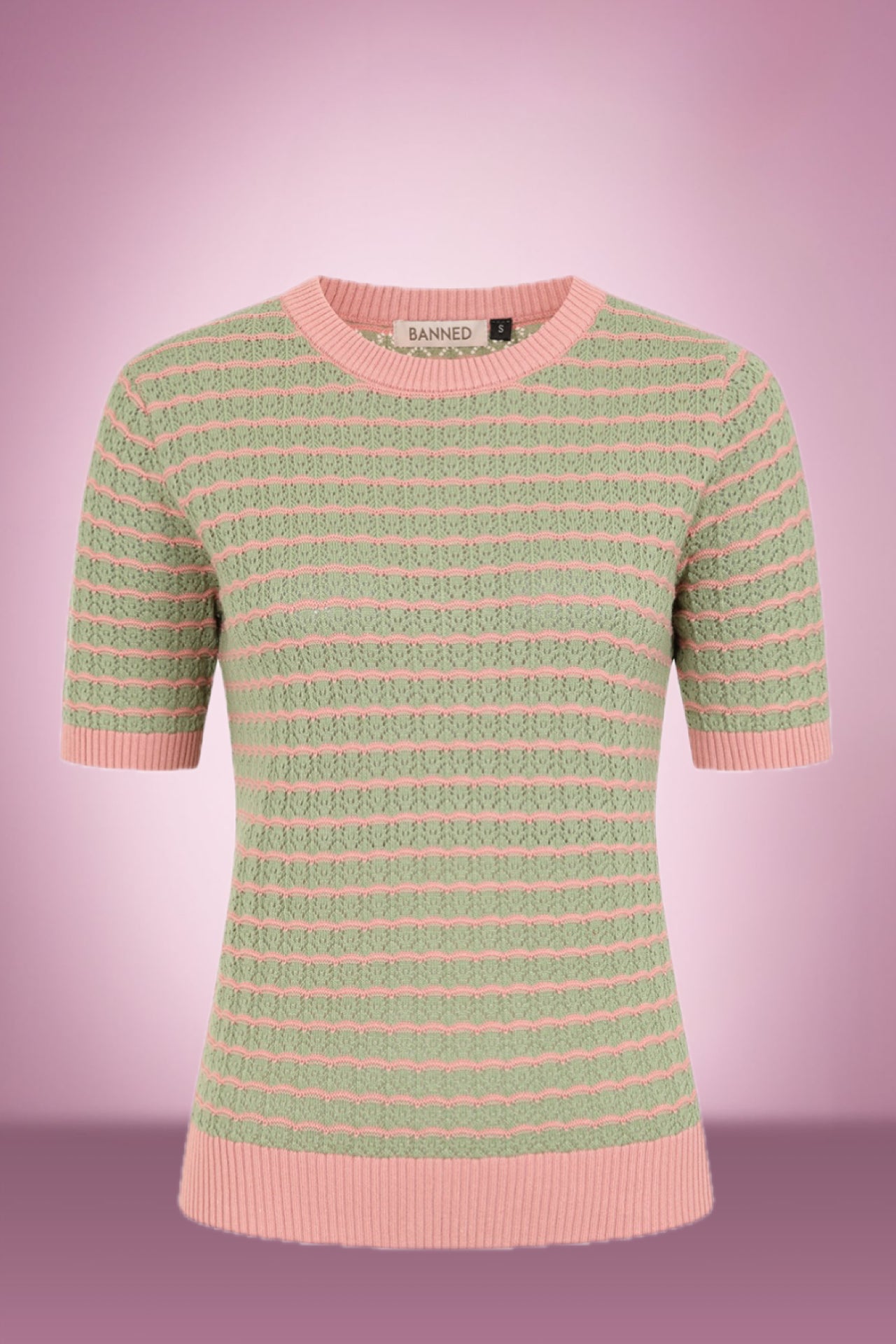 Serena Jumper Pink & Green