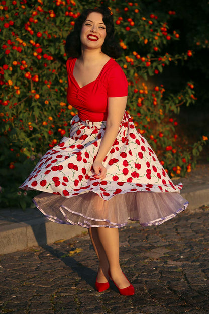 Darcie Top in Red