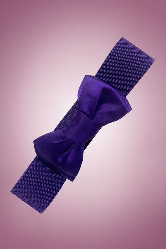 Beau Bow Belt - Cadbury Purple