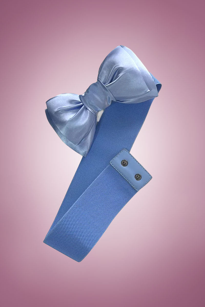 Beau Bow Belt - Cornflower Blue