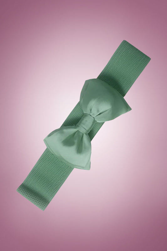 Beau Bow Belt - Sea Green