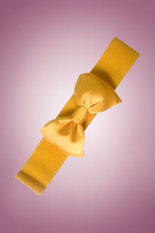 Beau Bow Belt - Yellow