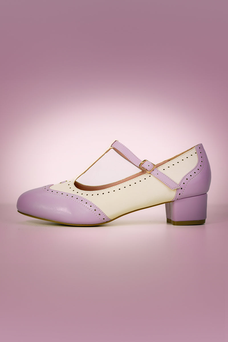 Betty Brogues in Lilac Side Photo