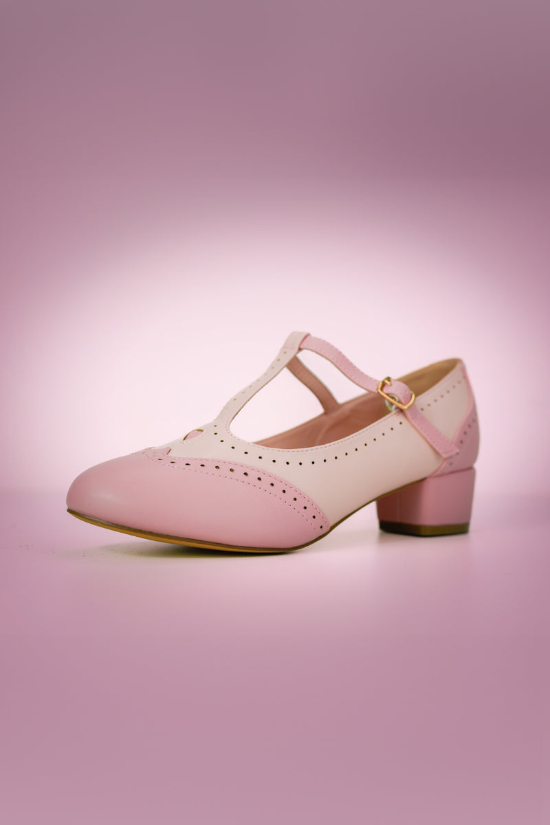 Betty Brogues in Pink Front Photo