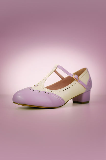 Betty Brogues in Lilac Front Photo