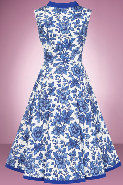 Blue Thistle Swing Dress