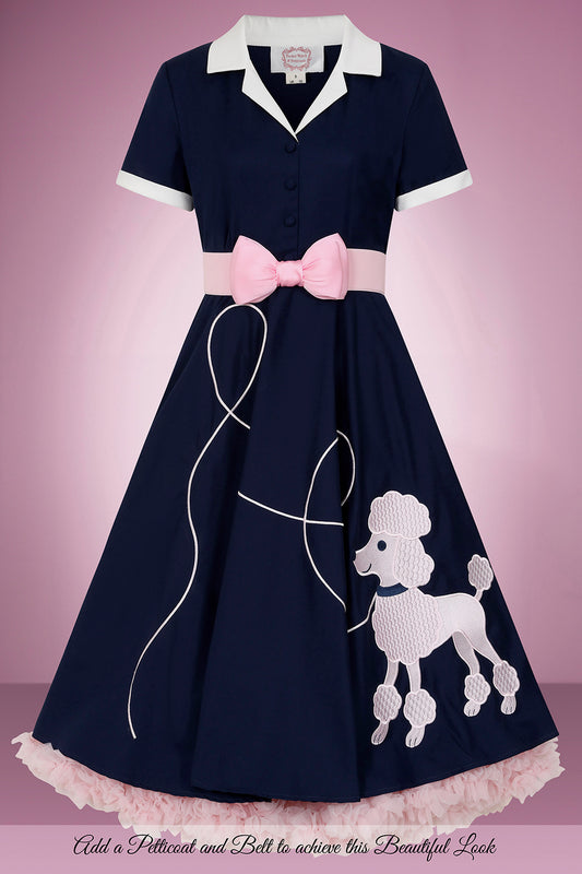 Poodle Parade Swing Dress