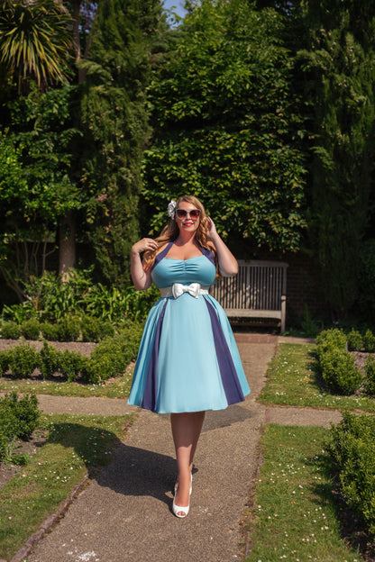 Atomic Retro Halterneck Swing Dress