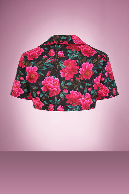 Midnight Peony Bolero