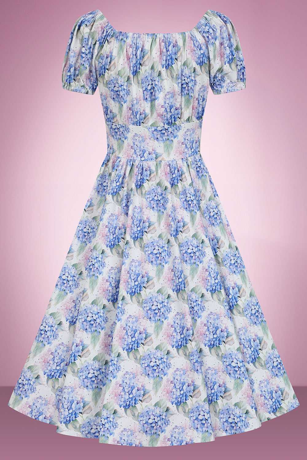 Heide Hydrangea Swing Dress