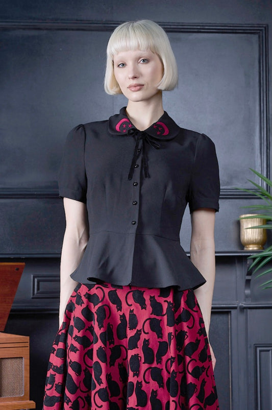 Black moon Blouse