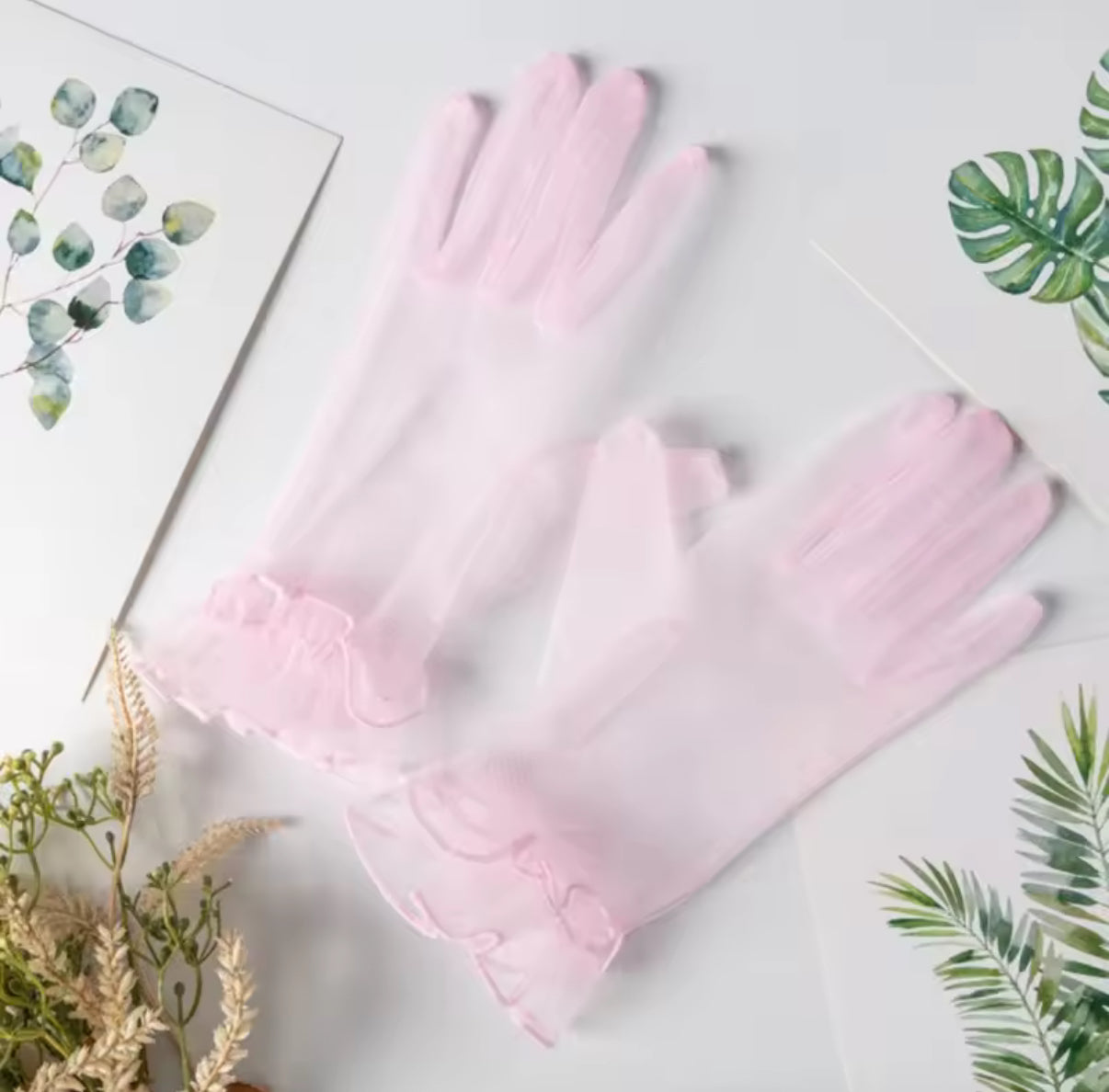 Pink Fashion Glove