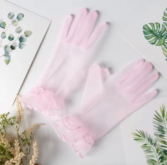 Pink Fashion Glove