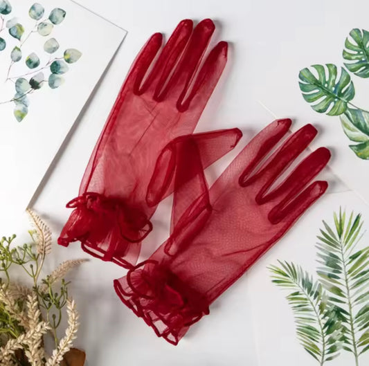 Red Fashion Glove