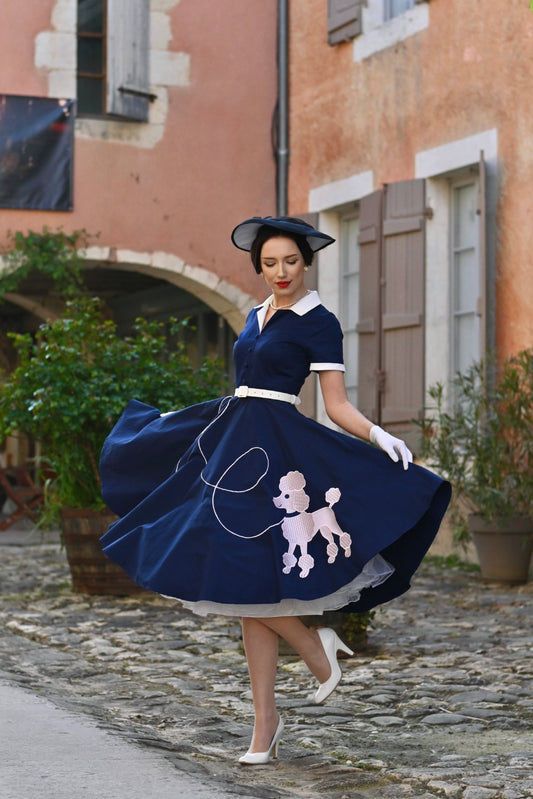 Poodle Parade Swing Dress