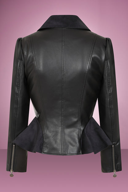 Rizzo Jacket with Cherry Lining