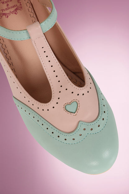 Betty Brogues Sage Green PRE ORDER