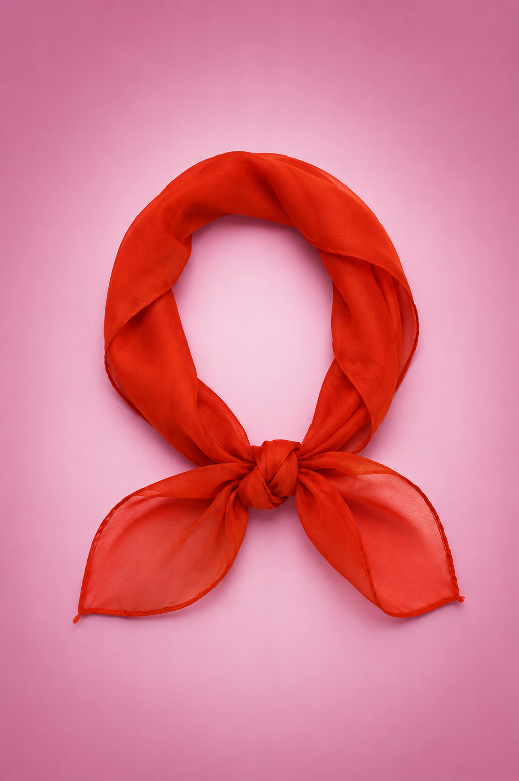 Haifa Head and Neck Scarf in Red