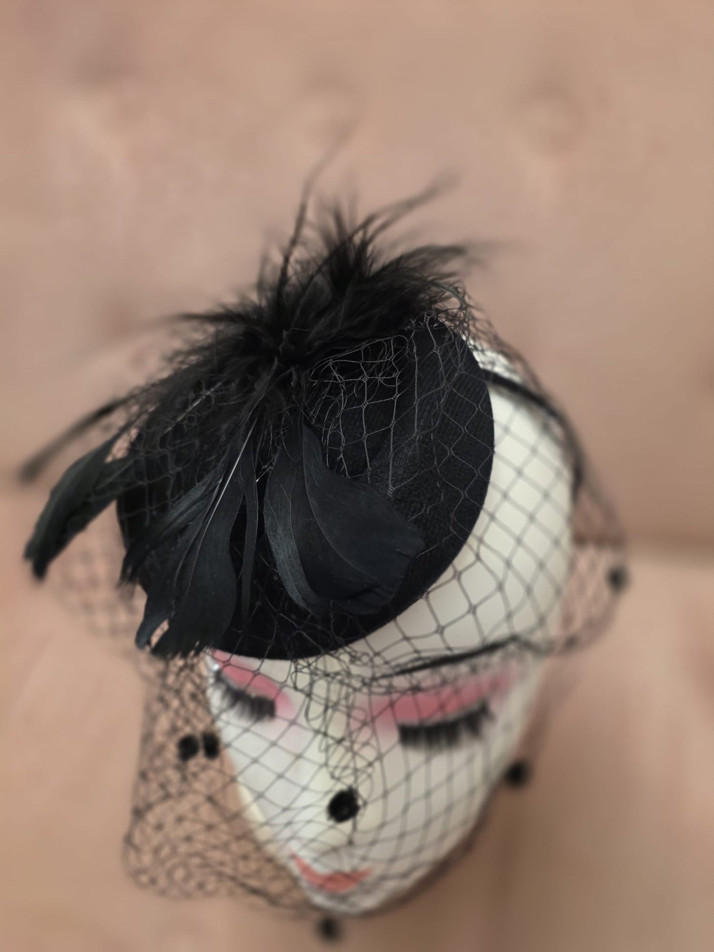 Maud Fascinator - Black