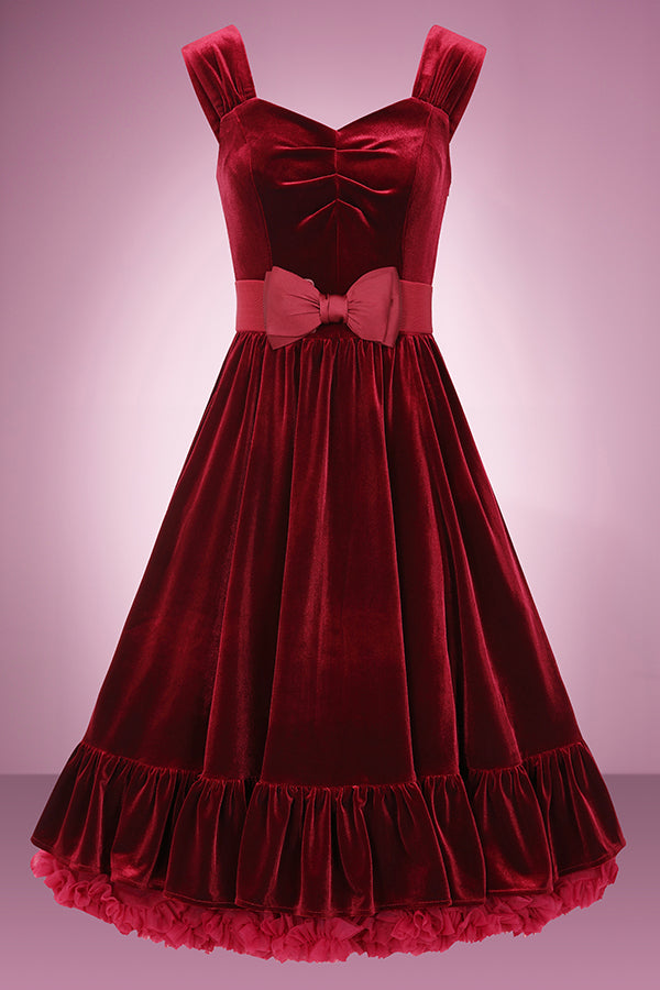 Victoria Velvet Swing Dress