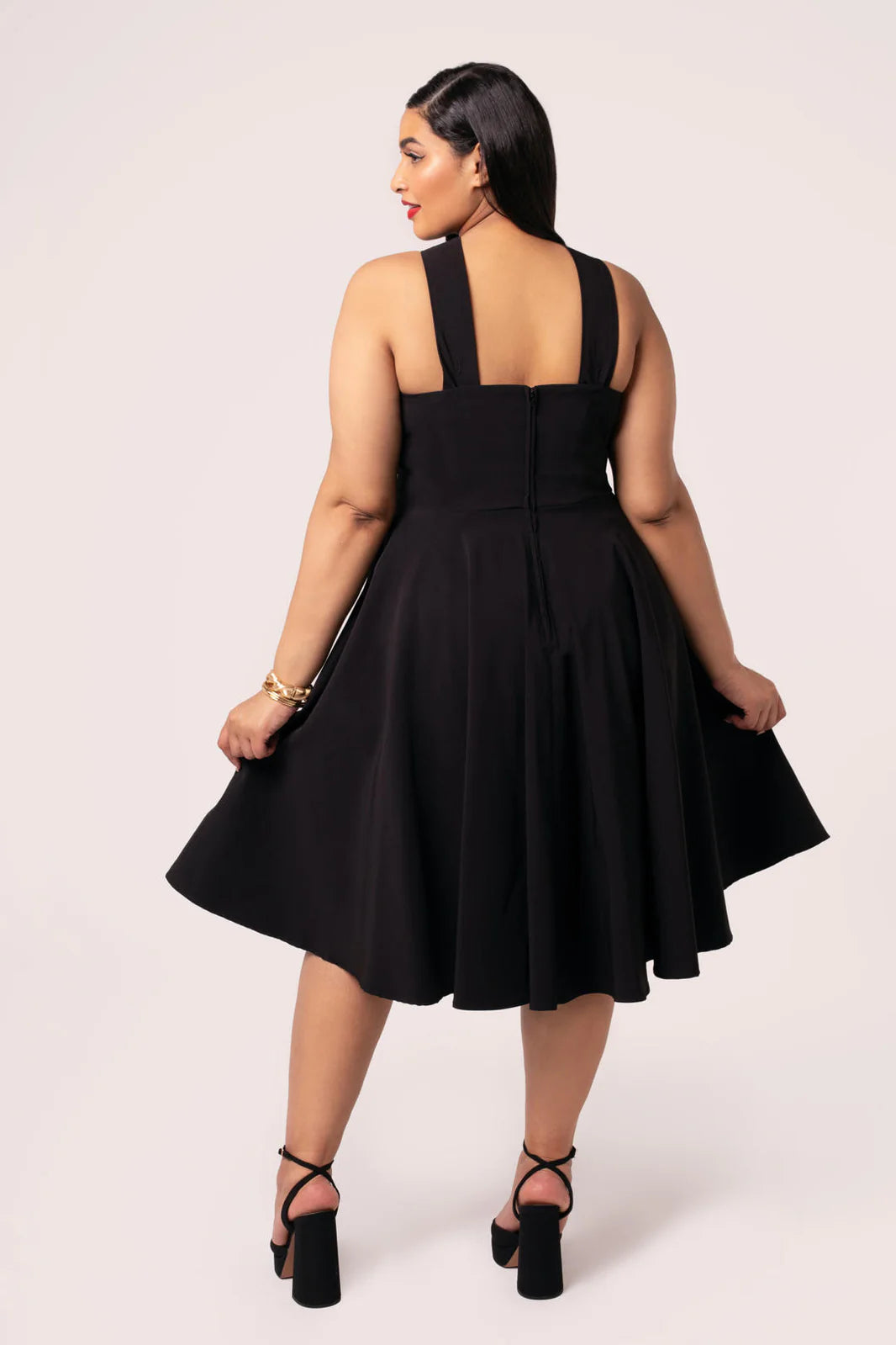 Gina G Swing Dress in Black