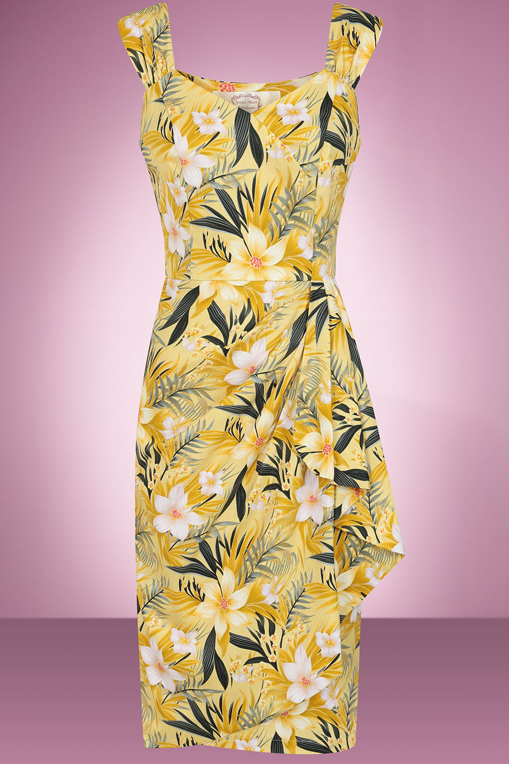 Honolulu Honey 1950s style wiggle dress