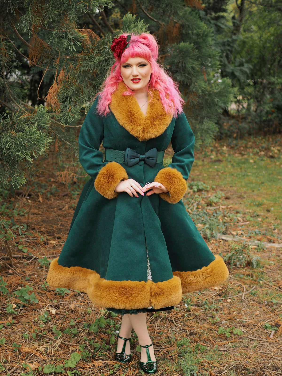Whispering Woods Swing Coat
