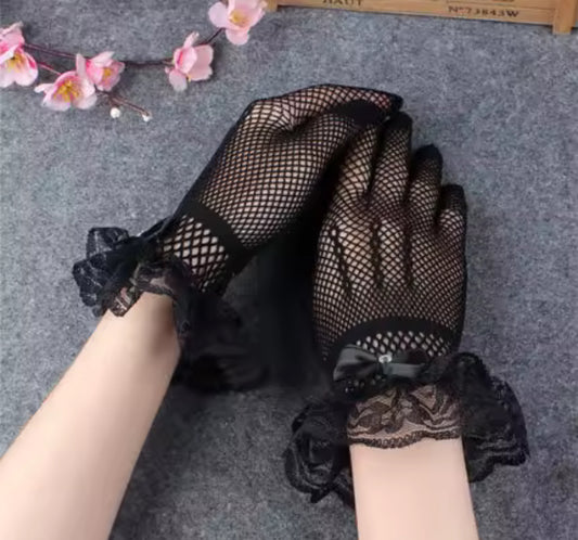 Black Mesh Glove