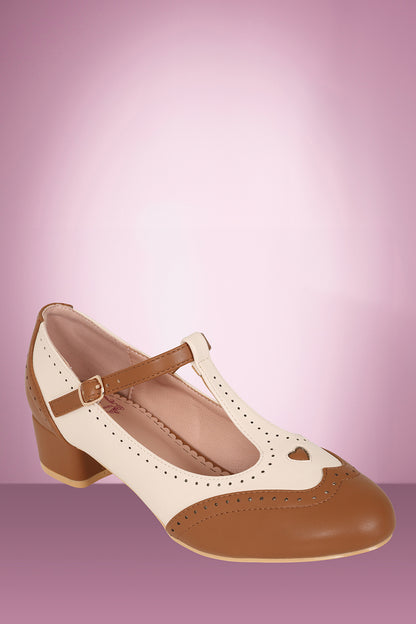 Betty Brogues in Tan Brown PRE ORDER