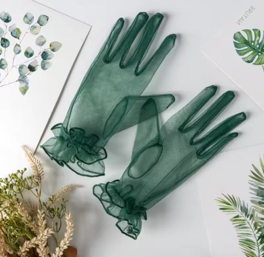 Green Fashion Glove